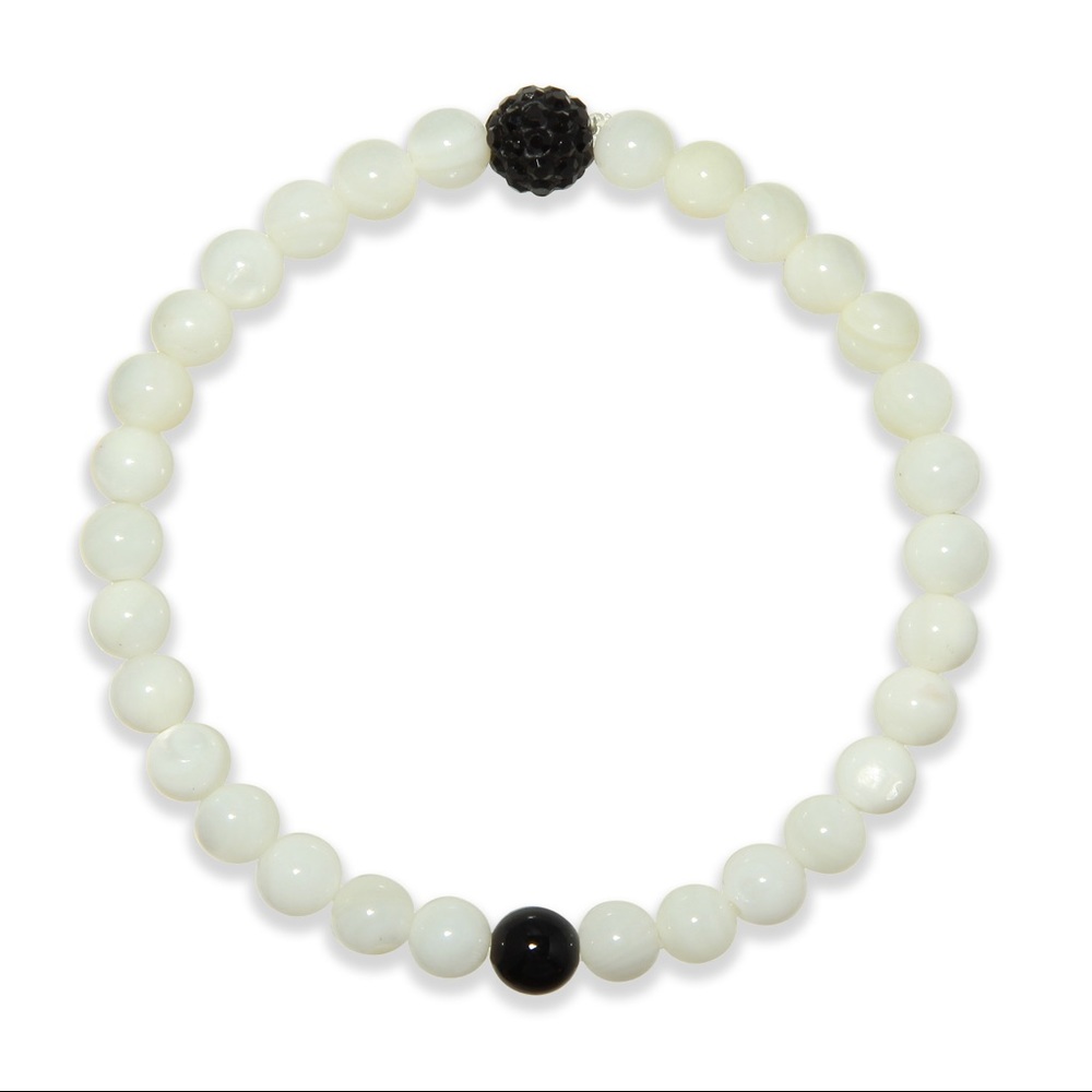 Mother of pearl stretch bracelet new